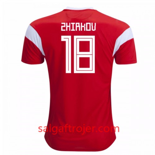 Rusland Fodboldtrøjer Zhirkov 18 Hjemmebanesæt VM 2018 Rusland Fodboldtrøjer Zhirkov 18 Hjemmebanesæt VM 2018